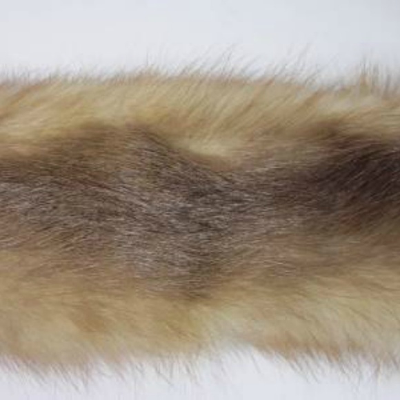 STONE MARTIN FUR: Fox Collar/Scarf w/Clip Bars - Picture 7 of 8